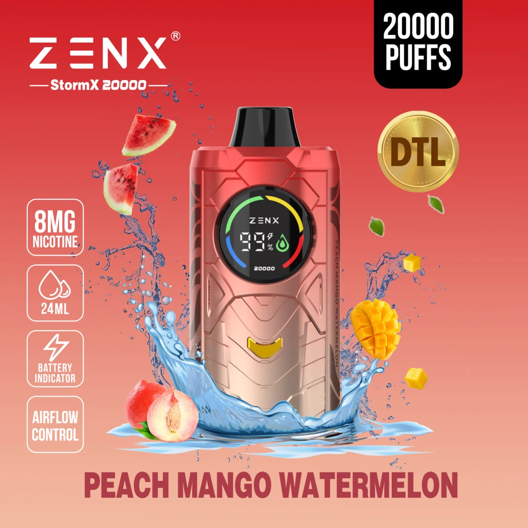 ZENX StormX E Zigarette 20000 Puffs Direct-to-Lung Disposable Vape