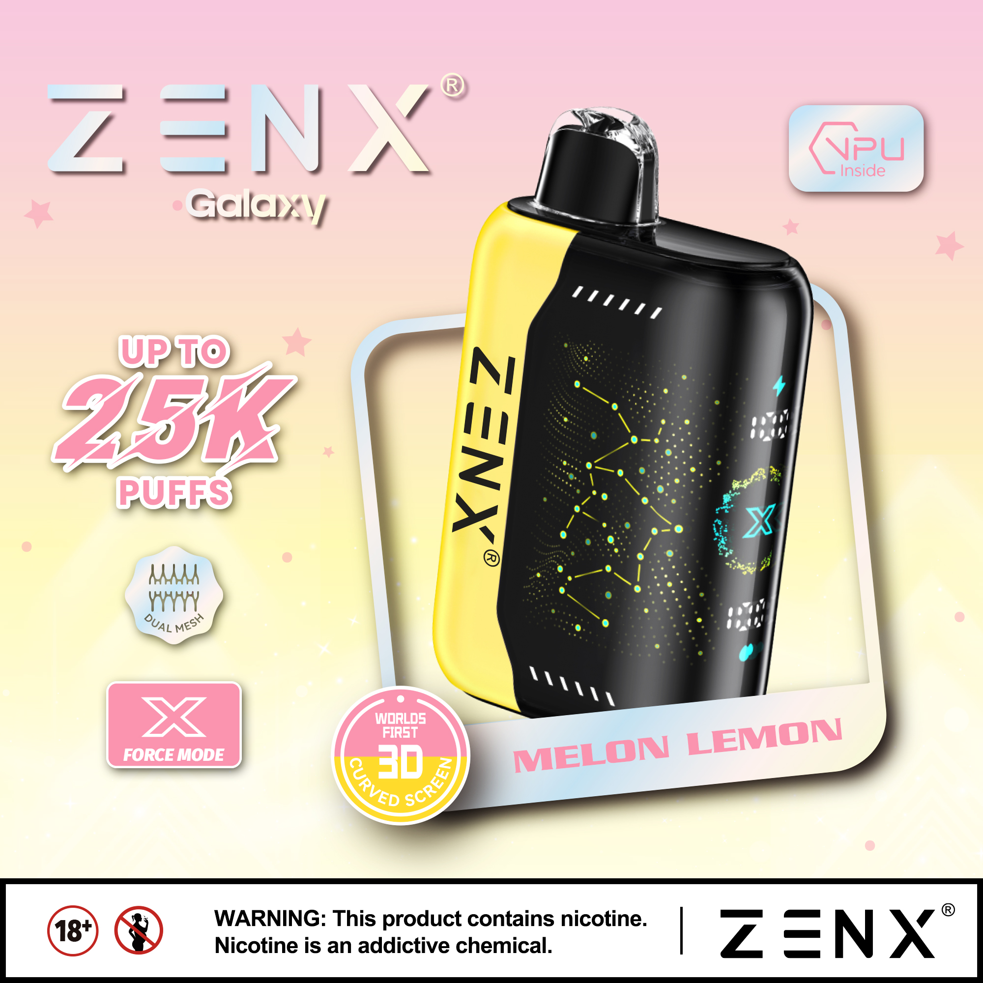 ZENX GALAXY 25000 Züge 25K Einweg Vape - zenxvape.de
