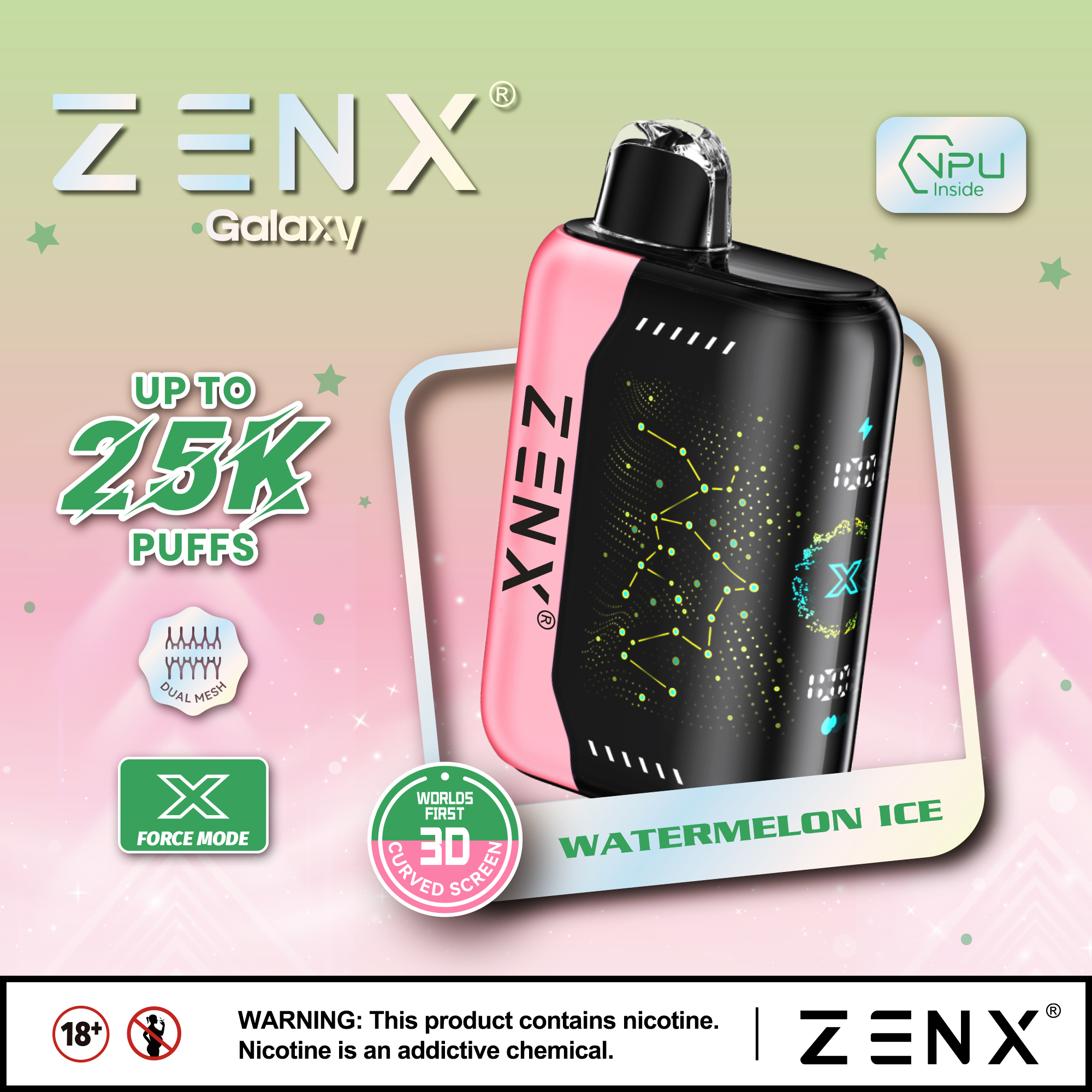 ZENX GALAXY 25000 Züge 25K Einweg Vape - zenxvape.de