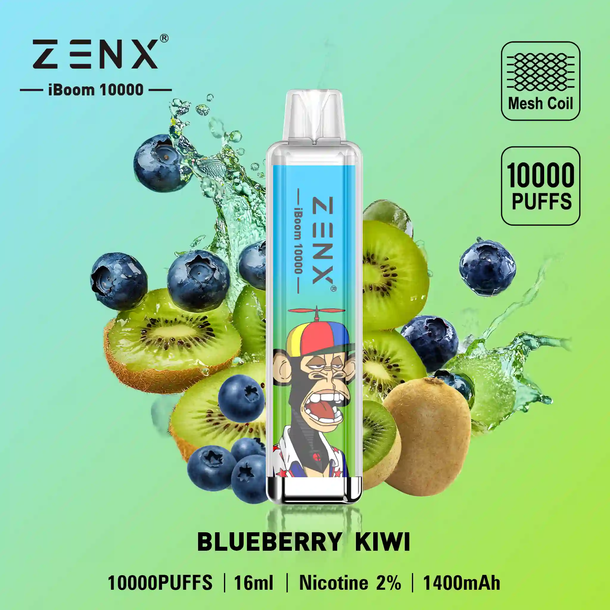 ZENX iBoom 10000 Züge 10K Einweg Vape - zenxvape.de