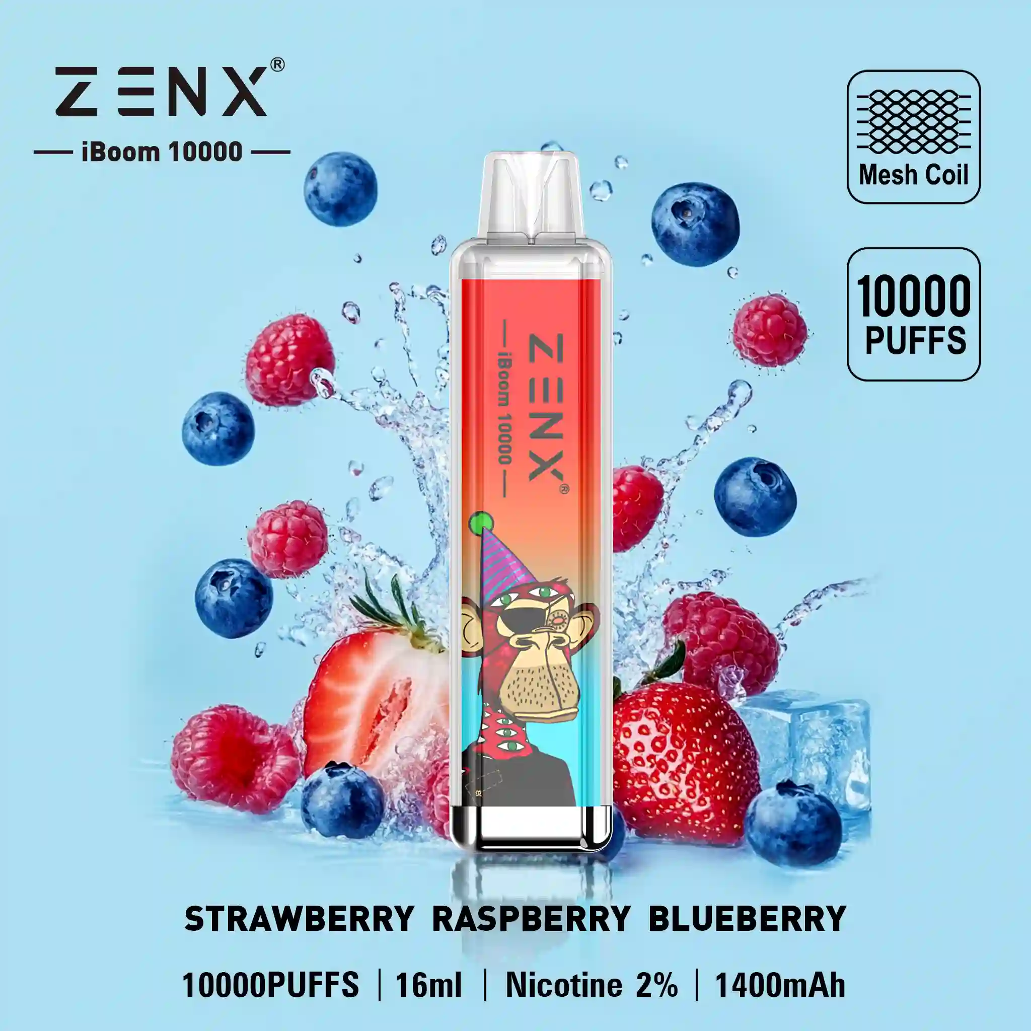 ZENX iBoom 10000 Züge 10K Einweg Vape - zenxvape.de