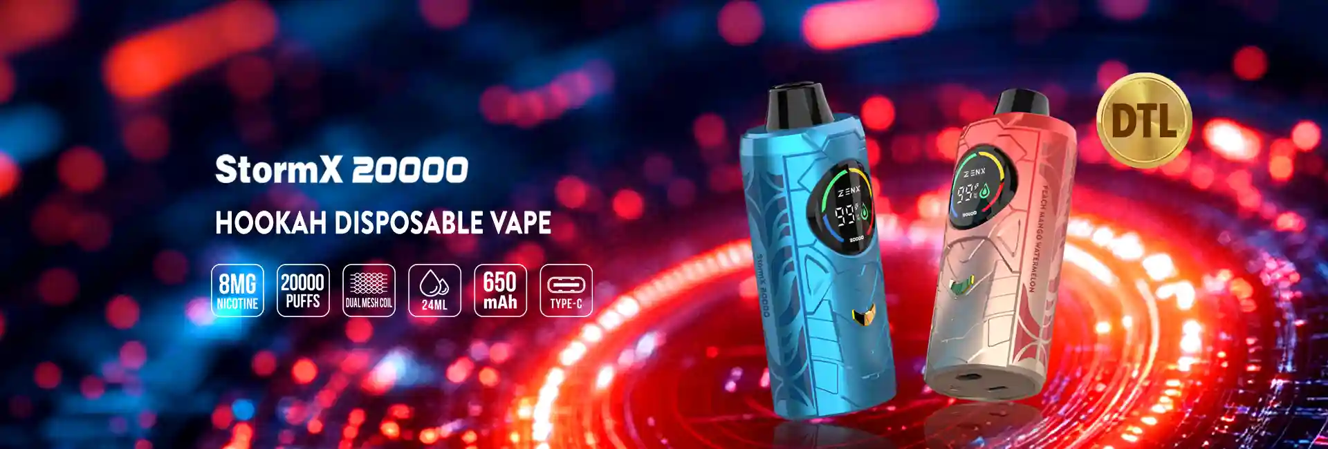 ZENX StormX 20000 Züge Einweg Vape - zenxvape.de