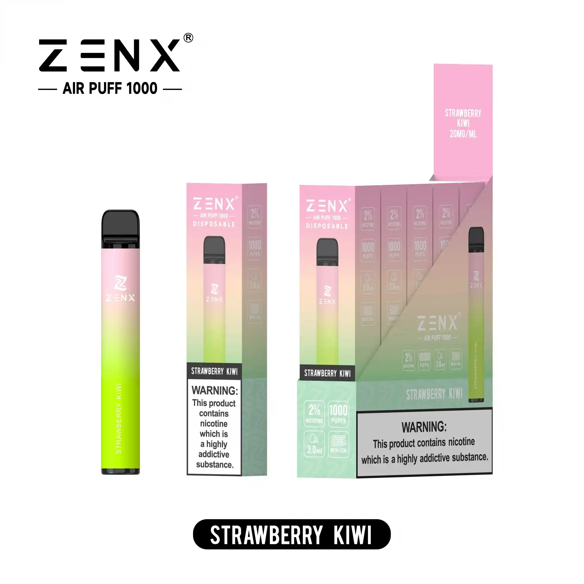 ZENX Air Puff 1000 Züge Einweg Vape - zenxvape.de