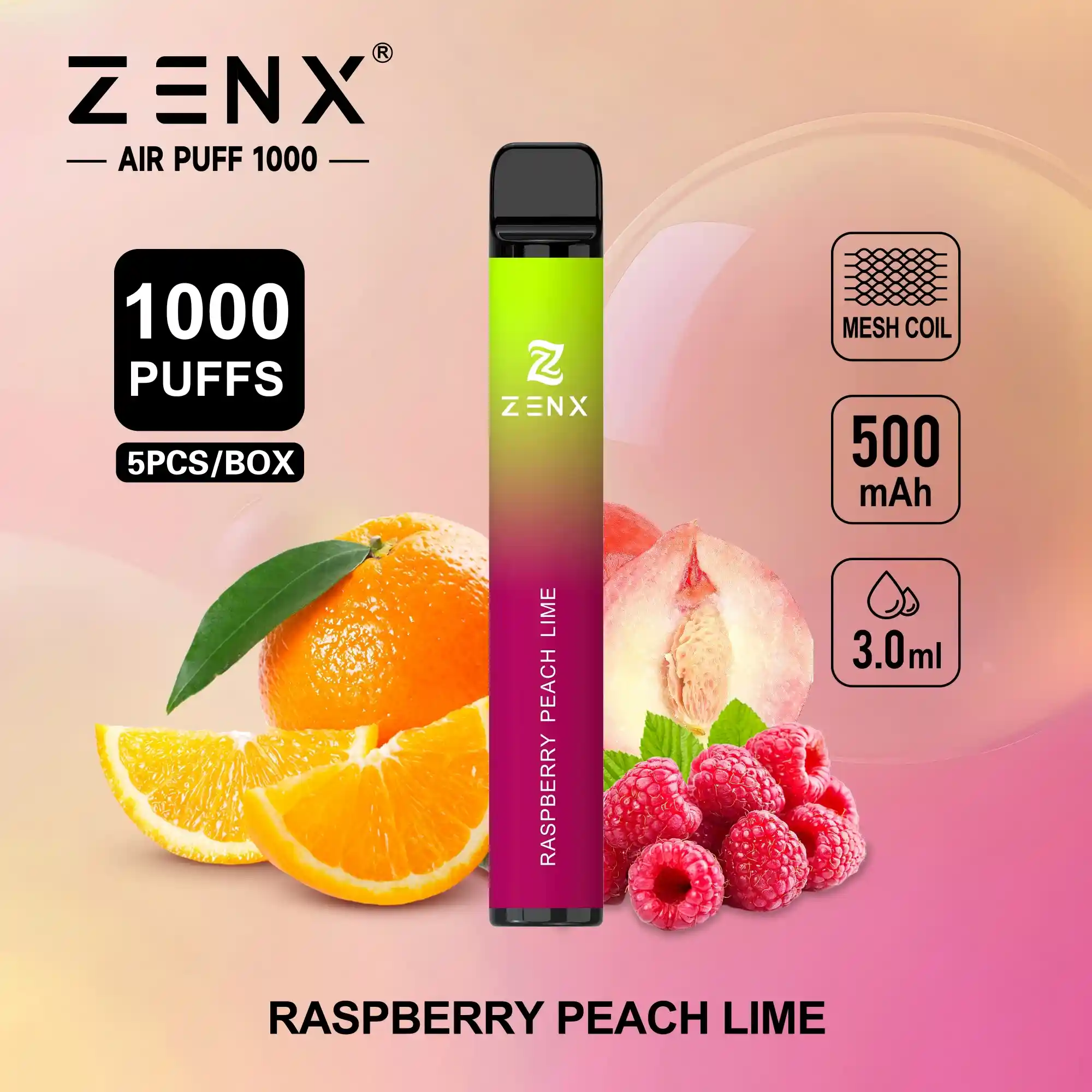 ZENX Air Puff 1000 Züge Einweg Vape - zenxvape.de