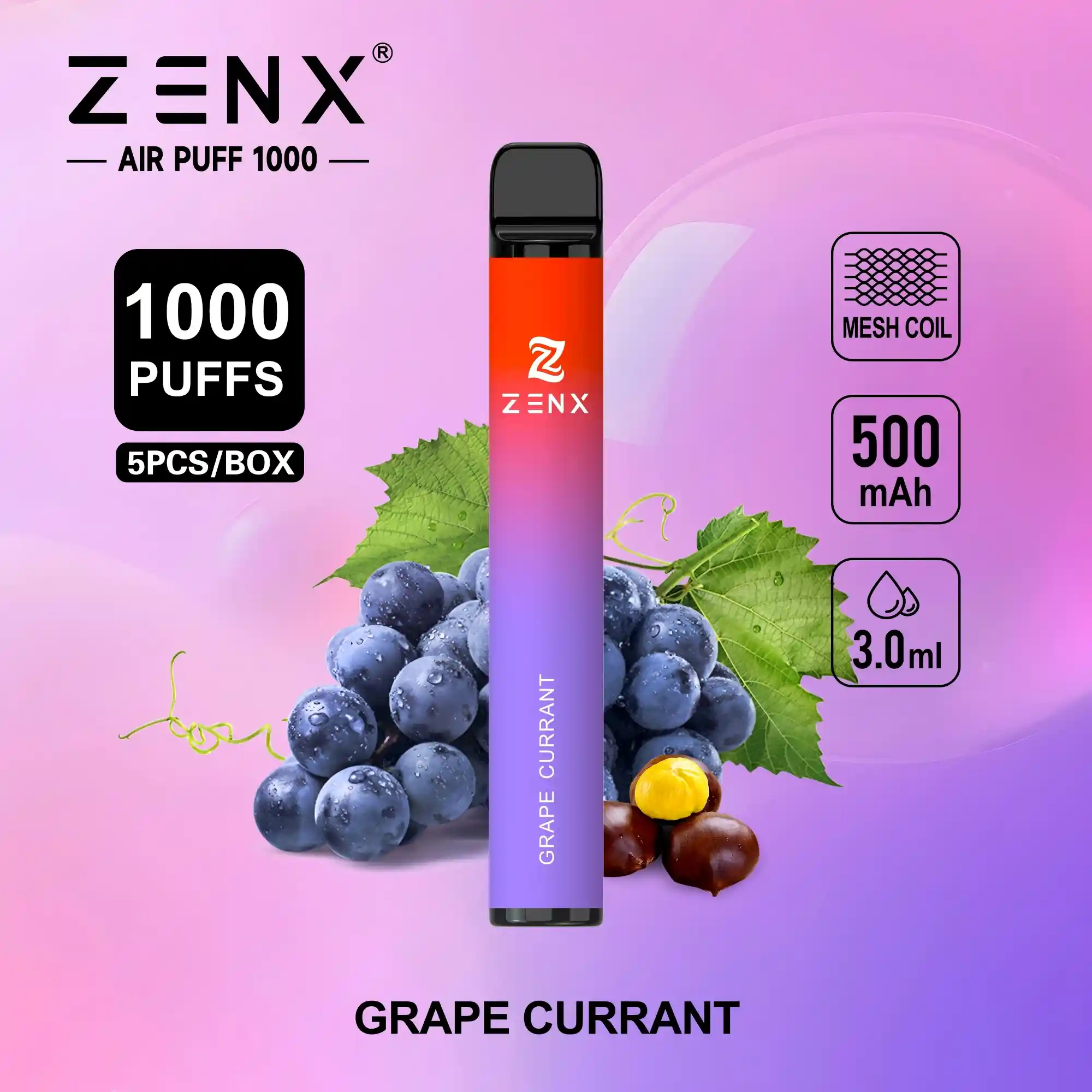 ZENX Air Puff 1000 Züge Einweg Vape - zenxvape.de