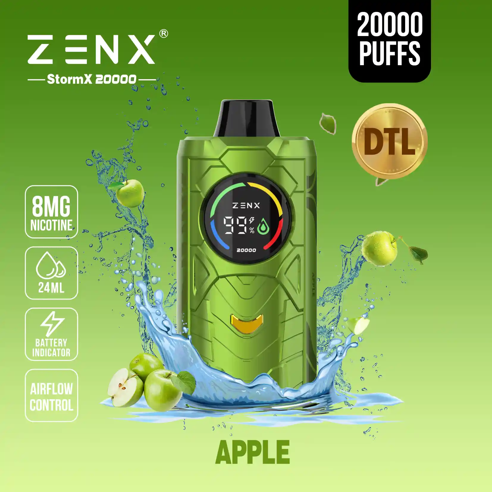 ZENX StormX DTL 20000 Puffs Disposable Vape