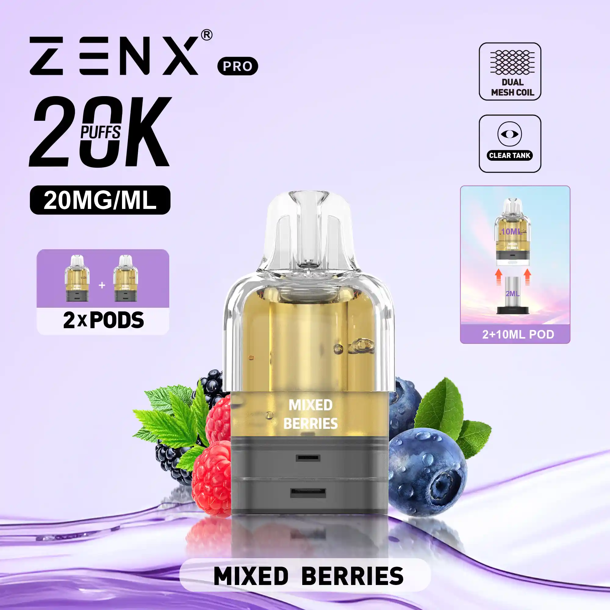 ZENX Pro Prefilled Pods - zenxvape.nl