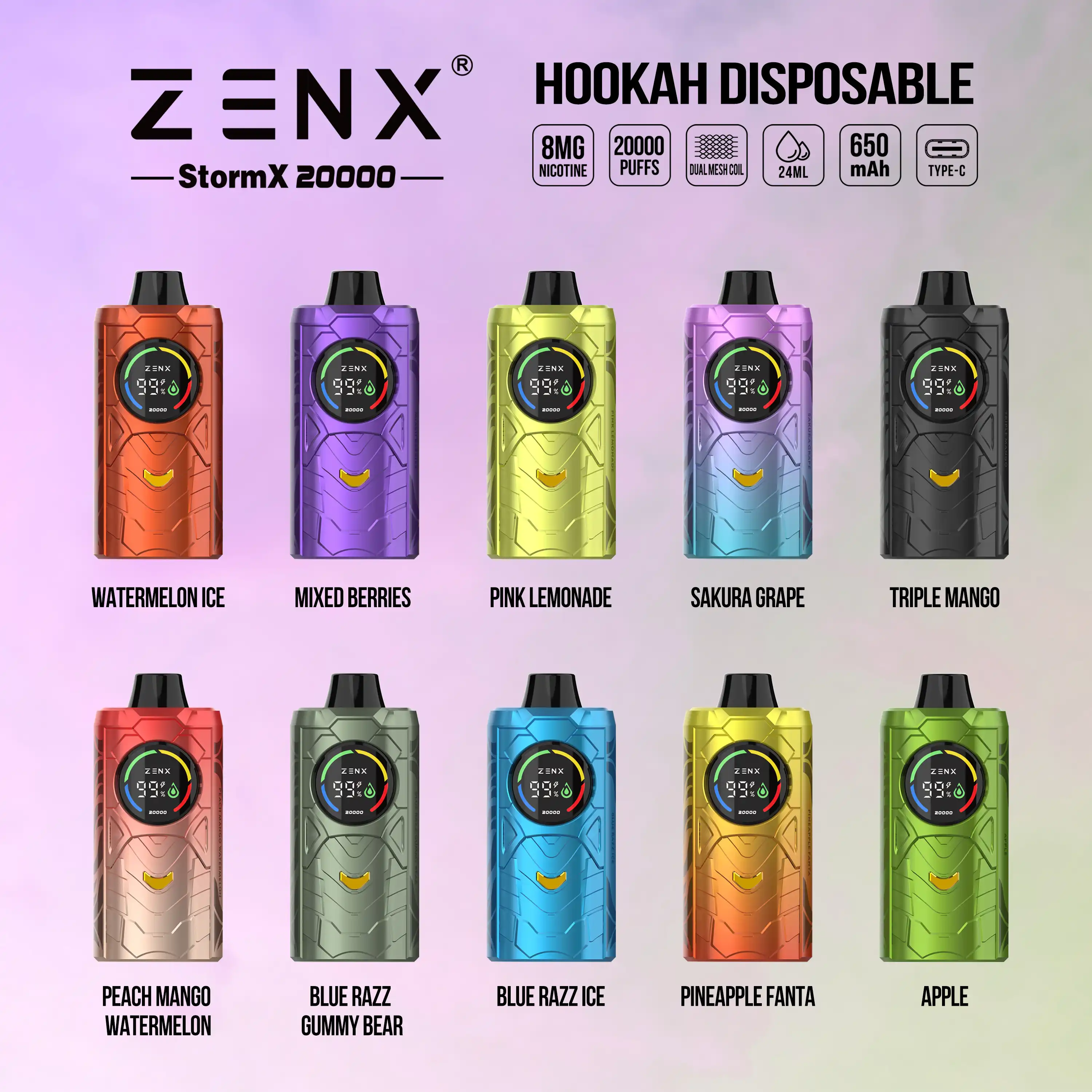 ZENX 20K-25K Puffs Vape - zenxvape.nl