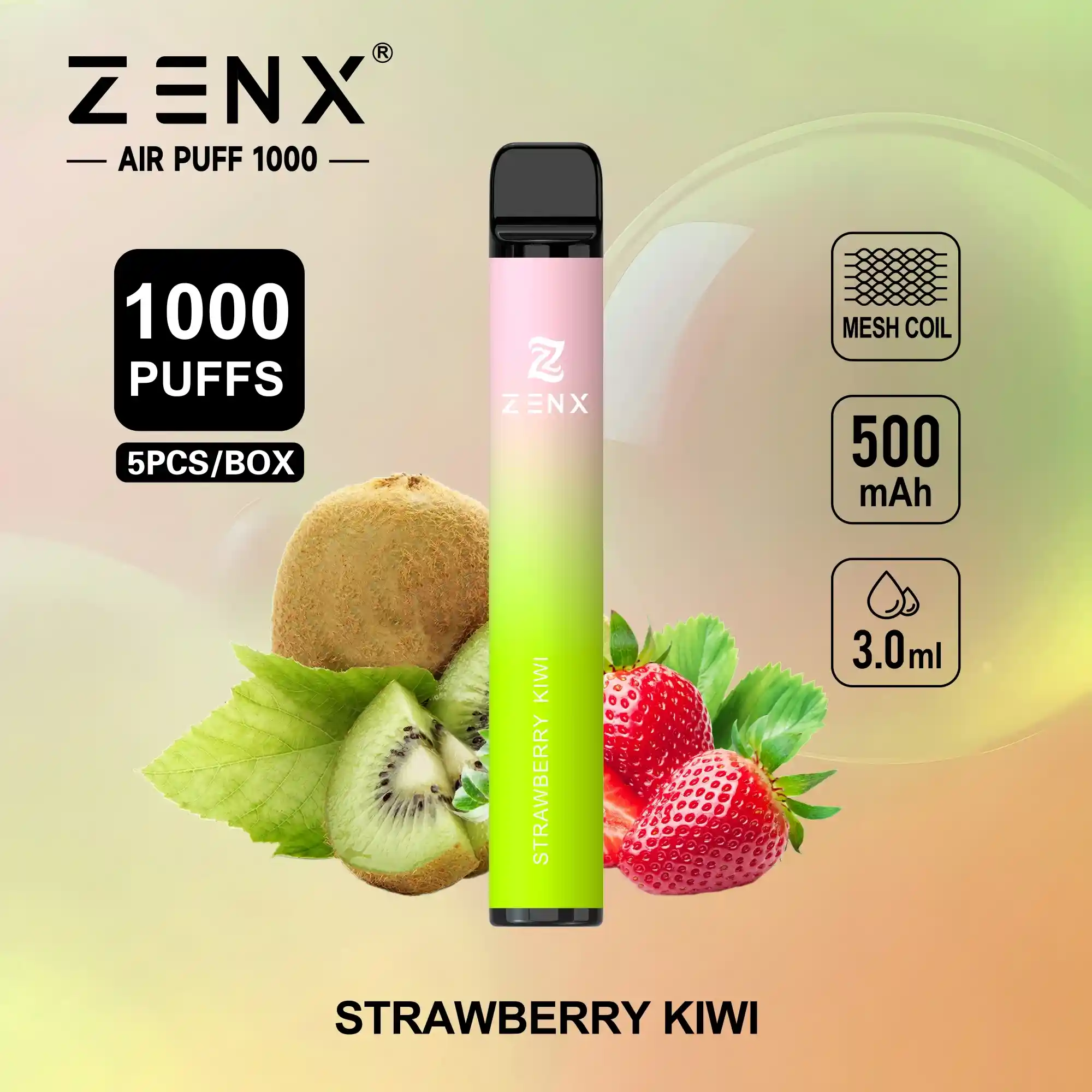 ZENX Air Puff 1000 Puffs Wegwerp Vape Pen - zenxvape.nl