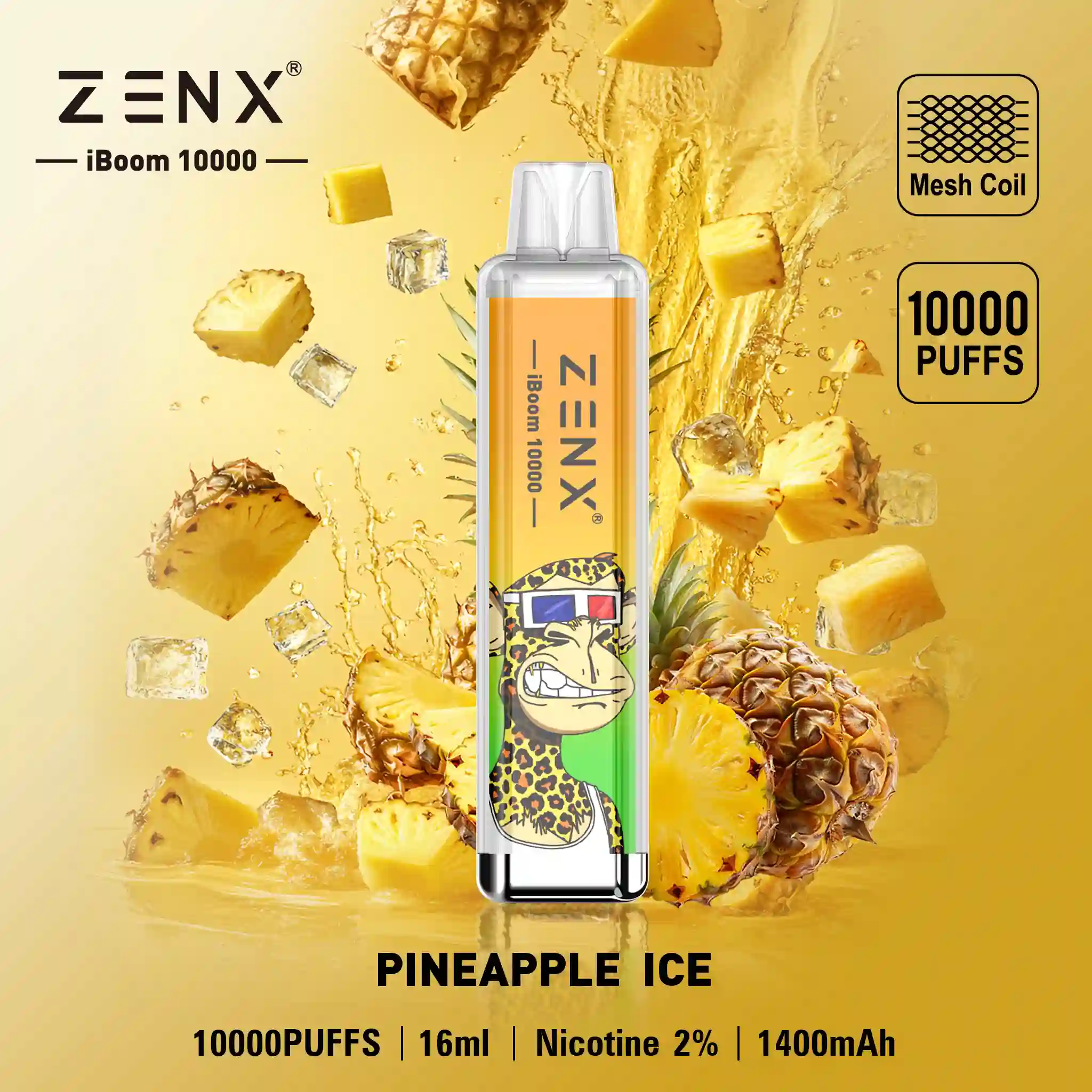 ZENX iBoom 10000 Puffs Wegwerp Vape - zenxvape.nl